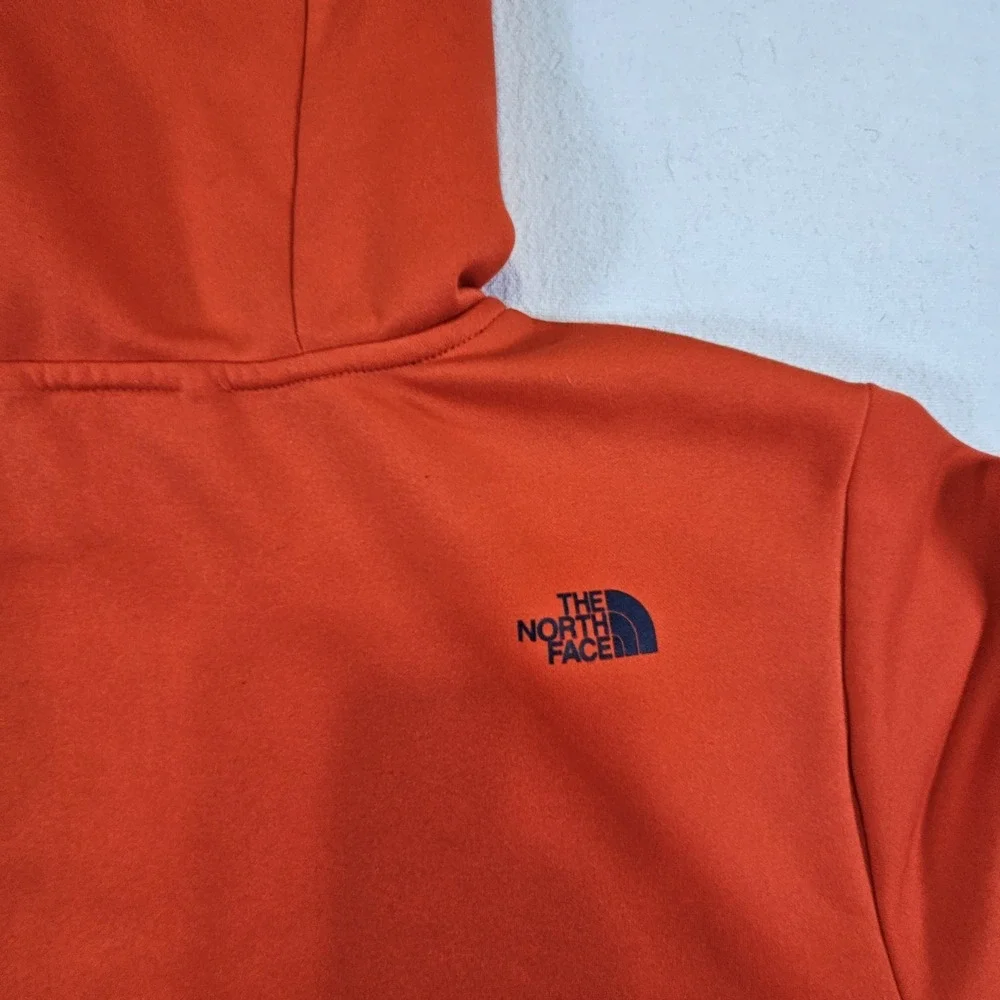The North Face Sweatshirt Mens Small Orange Pullover Hoodie